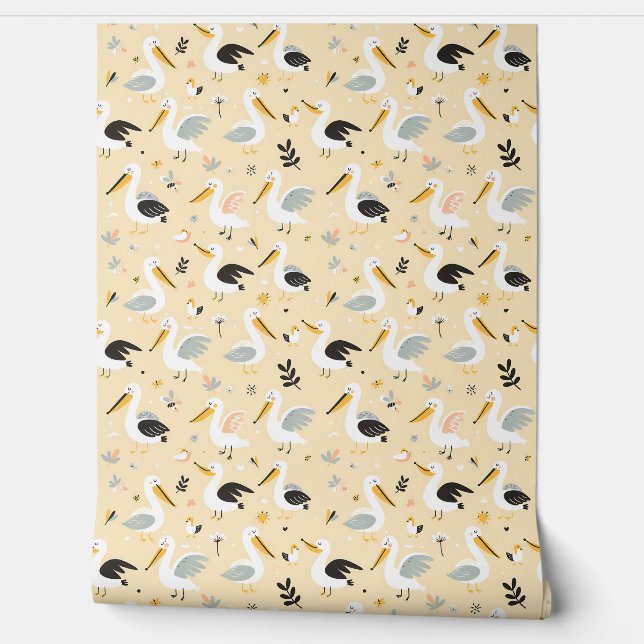 ペリカンお洒落パラダイス 壁紙 (ほどく)