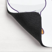 ペリカンがカピバラ食べカットおもしろいかわいい マウスパッド (コーナー)