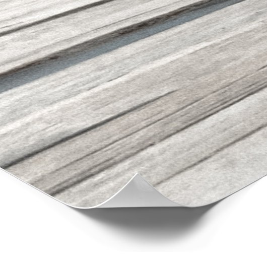 ペリカンが桟橋に ポスター (角)