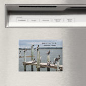 ペリカンが波止場 マグネット (インサイチュ (食洗機))