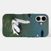 ペリカンとゲートクラッシャーは Case-Mate iPhoneケース (裏面 (横))