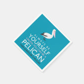 ペリカンになれないなら自分でいてくれ スタンダードカクテルナプキン (角)