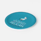 ペリカンになれないなら自分でいてくれ ペーパープレート (アングル)