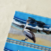 ペリカンのビーチ生活は完璧だ ビーチタオル (インサイチュ)