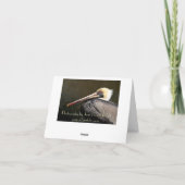 ペリカンのメリークリスマス シーズンカード (裏面)