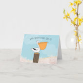 ペリカンの動機 カード (黄色い花)