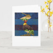 ペリカンの国家 カード (黄色い花)