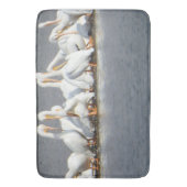 ペリカンの大きいバス・マットの群 バスマット (正面縦)