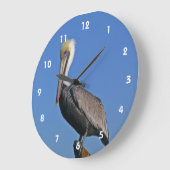 ペリカンの時計 ラージ壁時計 (傾斜)