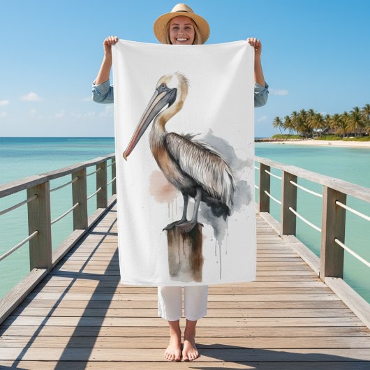 ペリカンの気品 バスタオル