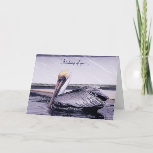 ペリカンの滑空 カード (正面)