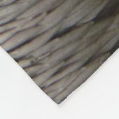 ペリカンの羽抽象芸術自然写真 フリースブランケット (角)