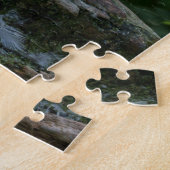 ペリカンの静寂A魅惑的な視線 ジグソーパズル (側面)