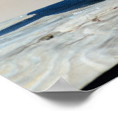 ペリカンの魚釣り桟橋 ポスター (角)