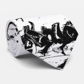 ペリカンの鳥の野性生物動物のビーチの海 ネクタイ (ロール)