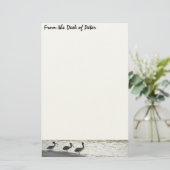 ペリカンの鳥の野性生物動物 便箋 (スタンド正面)