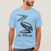 ペリカンの鳥好き Tシャツ (正面)