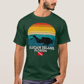 ペリカンアイランドUSアイランドダイビング Tシャツ