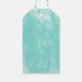 ペリカンアンドパームツリートロピカルビーチクリスマス ギフトタグ (裏面)