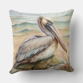 ペリカンオンザビーチ クッション (裏面)