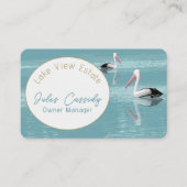 ペリカンカップルCalm Aqua Water Ovalでパドリング 名刺 (正面)
