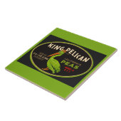 ペリカンカリフォルニアエンドウマメのクラートラベル タイル (側面)