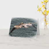 ペリカングリーティングカード カード (黄色い花)