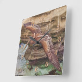 ペリカンコーブナビゲーター スクエア壁時計 (傾斜)