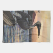 ペリカンサンセットキッチン/ハンドタオル キッチンタオル (横)