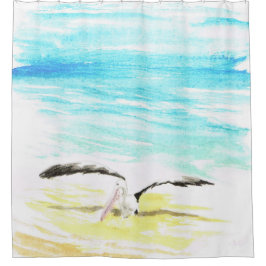 ペリカンシャワーカーチン シャワーカーテン