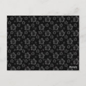 ペリカンシーバードミニマリストのカラーポップ・アートの写真 ポストカード (裏面)