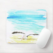 ペリカンストレッチ翼 マウスパッド (マウス)