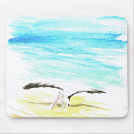 ペリカンストレッチ翼 マウスパッド