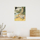 ペリカンストーリーブックアルファベット ポスター (キッチン)