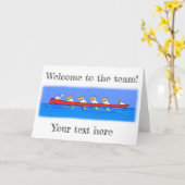 ペリカンズボートの漫画カード。 カード (黄色い花)