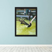 ペリカンダンス キャンバスプリント (インサイチュ (ウッドフロア))