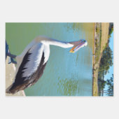 ペリカンバックチャット、ラッピング紙シート ラッピングペーパーシート (正面3)