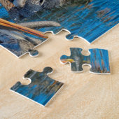 ペリカンバードフロリダ。クリスマスの挨拶 ジグソーパズル (側面)