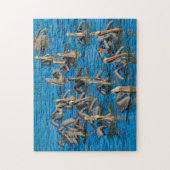 ペリカンバードフロリダ。クリスマスの挨拶 ジグソーパズル (縦)