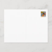 ペリカンビーチバードフォトサンデイスタイリッシュスクリプト ポストカード (裏面)