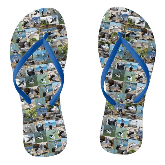 ペリカンフォトコラージュ、ビーチサンダル ビーチサンダル (ソール)