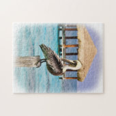 ペリカンブルーウォーター熱帯島 ジグソーパズル (横)