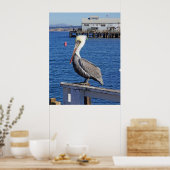 ペリカンプリント ポスター (キッチン)