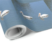 ペリカンペア包装紙 ラッピングペーパー (ロールコーナー)