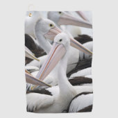 ペリカンポッド ゴルフタオル (正面)