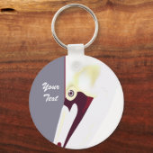 ペリカンポートレートキーチェーン キーホルダー (正面)