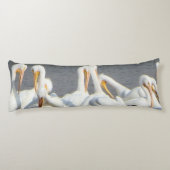 ペリカン体枕の群れ ボディピロー (裏面)