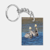 ペリカン対 キーホルダー (正面左)