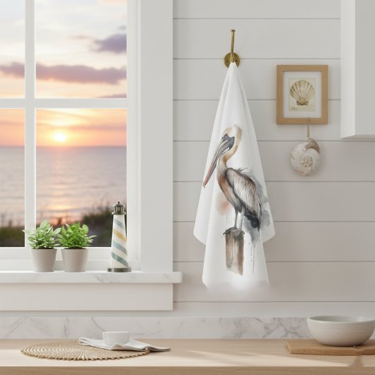 ペリカン岬 キッチンタオル