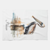 ペリカン岬 キッチンタオル (横)